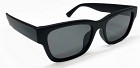 Haga Eyewear New York Matt Black - Grey Lens