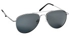 Haga Eyewear Toronto Polarized Silver Metal