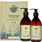 The Handmade Soap Company Hand Wash & Hand Lotion Duo: Lavender, Rosemary, Thyme & Mint