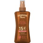Hawaiian Tropic Glowing Protection Dry Oil Spray SPF15, 200 ml