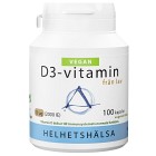 Helhetshälsa D3-vitamin vegan 50 µg 100 kapslar