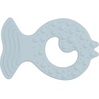 Hevea Fish Teether In Sky Blue
