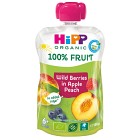 HiPP Klämmis Äpple, Persika, Blåbär & Hallon 6M 100 g