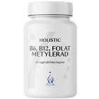 Holistic B6 B12 Folat metylerad 60 kapslar