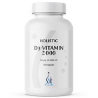 Holistic D3-vitamin 2000 IE 180 vegetabiliska kapslar