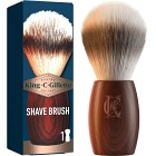King C. Gillette Shave Brush Rakborste med trähandtag