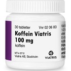 Koffein Viatris 100 mg 30 tabletter