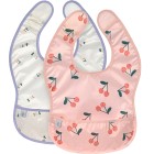 Lässig Lättviktshaklapp Happy Fruits Cherry 2-pack