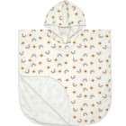 Lässig UV-poncho med frottéfoder Regnbåge Natur