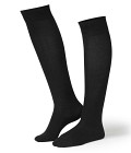 Life Wear Kompressionsstrumpa Klass 1 Bomull, Svart
