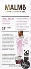 Malmö Chokladfabrik Friska Hallon Dark Milk 52% kakao 80 g
