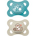MAM Original 0-6m Natural Rubber Blue 2 st
