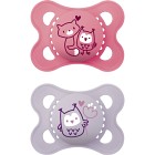 MAM Original 0-6m Silikon Pink 2 st