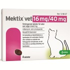 Mektix vet, filmdragerad tablett 16 mg/40 mg 4 st