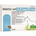 Mektix vet, filmdragerad tablett 2,5 mg/25 mg 2 st
