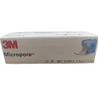 3M Micropore vit häfta 9,1 m x 25 mm 12 st