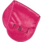 MILI Cosmetics Makeup Erase Towel Peachy Pink Black Logo
