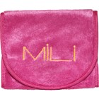 MILI Cosmetics Makeup Erase Towel Peachy Pink Golden Logo