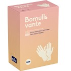 Millu Bomullsvante Extra Lång/Tunn Naturvit S/M 5 par