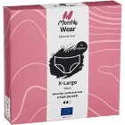 Monthly Wear Hipster Black menstrosa XL 1 par
