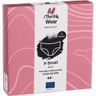 Monthly Wear Hipster Black menstrosa XS 1 par