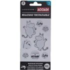 Moomin Reflex-klistermärken textil Mumintrollet