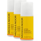 Moss & Noor After Workout Deodorant Fresh Grapefruit 3-pack