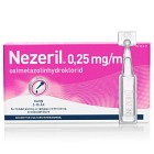 Nezeril näsdroppar, lösning i endosbehållare 0,25 mg/ml 2 x 10 x 0,1 ml