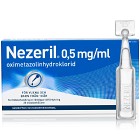 Nezeril näsdroppar, lösning i endosbehållare 0,5  mg/ml 2 x 10 x 0,1 ml