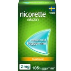 Nicorette Fruktmint, medicinskt tuggummi 2 mg 105 st