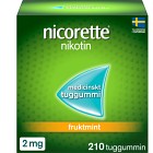 Nicorette Fruktmint, medicinskt tuggummi 2 mg 210 st