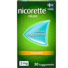 Nicorette Fruktmint, medicinskt tuggummi 2 mg 30 st