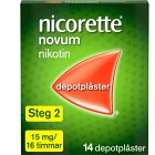 Nicorette Novum, depotplåster 15 mg/16 timmar 14 st