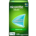 Nicorette Pepparmint, medicinskt tuggummi 2 mg 105 st
