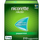 Nicorette Pepparmint, medicinskt tuggummi 2 mg 210 st