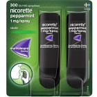 Nicorette Pepparmint, munhålespray, lösning 1 mg/spray 2 x 150 doser
