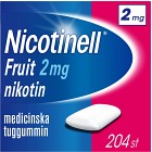 Nicotinell Fruit, medicinskt tuggummi 2 mg 204 st