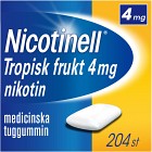 Nicotinell Tropisk frukt, medicinskt tuggummi 4 mg 204 st