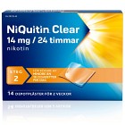 NiQuitin Clear, depotplåster 14 mg/24 timmar 14 st