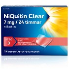 NiQuitin Clear, depotplåster 7 mg/24 timmar 14 st