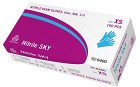 Evercare Nitrilhandskar SKY Blå XS 100 st