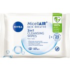 Nivea Ansiktsservetter MicellAIR Cleansing Wipes 25 st