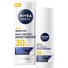 NIVEA MEN Ansiktskräm Sensitive Daily Protect Moisturiser SPF30, 50 ml