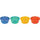 Nuby Snack Bowl Set 4-pack 240 ml + 3 m