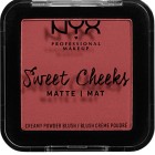 NYX Professional Makeup Sweet Cheeks Creamy Powder Blush Matte Citrine Rose 4