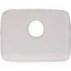 Oh, Poppy! Leo Baby Pillow White