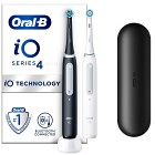 Oral-B iO 4 2-pack Svart och Vit eltandborste