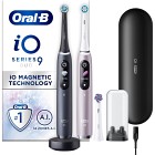 Oral-B iO 9 eltandborste Duopack, Svart och rosenkvartsfärgad