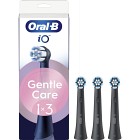Oral-B iO Gentle Care tandborsthuvuden, Svart, 3 st
