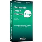 Melatonin Orion Pharma 3 mg 10 tabletter